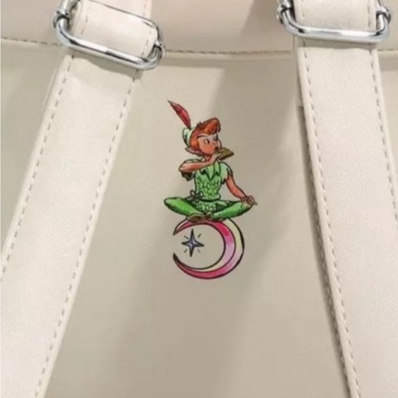 Disney Loungefly Peter Pan Lost Boys Skipping Over River Rocks Mini Backpack NWT - Picture 15 of 15